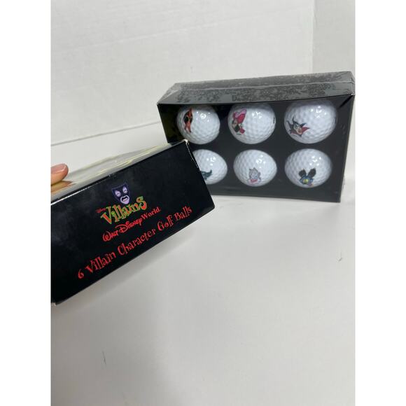 NEW Walt Disney World Villains Golf Ball Set (6) - Picture 4 of 6